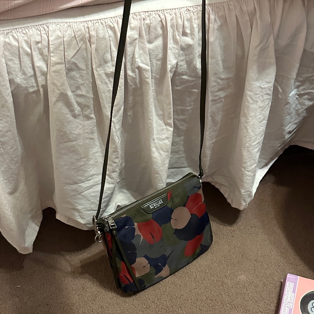 MZ Wallace Floral Crossbody Bag in Red, Blue, and Green - Picture 2 of 7